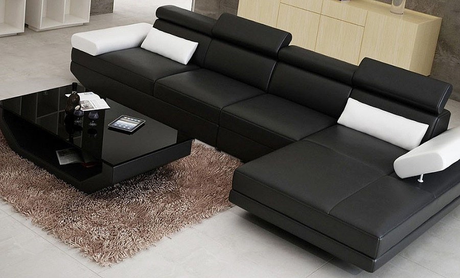 Gwen - 3SC - Leather Sofa Lounge Set